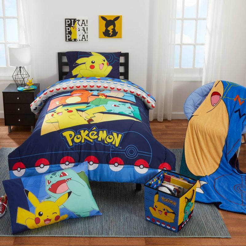 Twin Pokemon Groove Reversible Kids&#39; Comforter, 6 of 9
