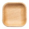 Smarty Had A Party 5" Square Palm Leaf Eco Friendly Pastry Plates - 100 pcs - 2 of 4