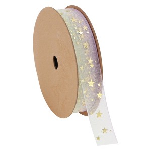 Unique Bargains 0.63"x29.53' Reusable Gift Ribbon - 1 of 4