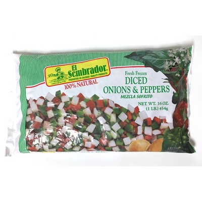 El Sembrador Fresh Frozen Diced Onions & Peppers - 16oz
