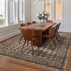 Border Geometric Area Rugs for Living Room Soft Washable Rug Low Pile Non-Slip Accent Rug for Bedroom - 2 of 4