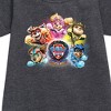 - Paw Patrol - Mighty Movie Character Group Graphic Short Sleeve Fleece Dress - 2 of 4