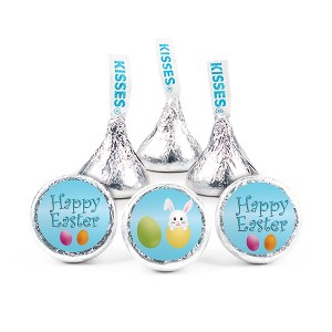 324ct Easter Stickers for Hershey's Kisses Party Favors, DIY Party Decorations (324 Count) - By Just Candy - 1 of 4