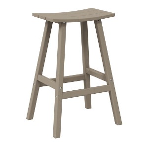 WestinTrends Outdoor Patio Adirondack Counter Height Stool Chair - 1 of 4