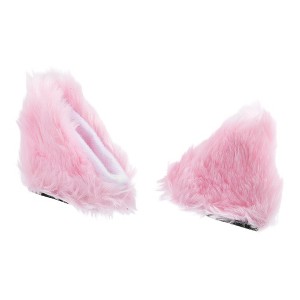 Unique Bargains Universal Bicycle Motorcycle Helmet Decoration Accessory White Pink 1 Pair - 1 of 4