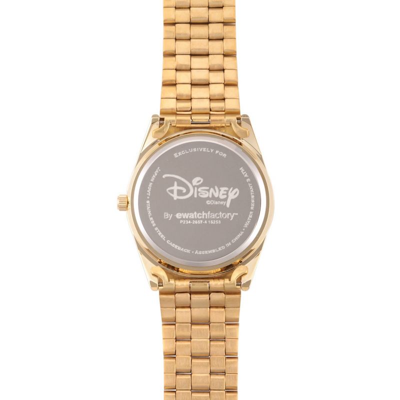 Women's Disney Minnie Mouse Gold Alloy Glitz Watch - Gold, 4 of 6
