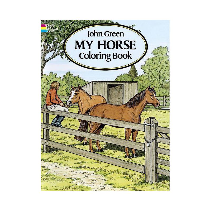 My Horse Coloring Book - (Dover Animal Coloring Books) by  John Green (Paperback), 1 of 2
