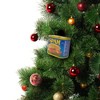SPAM Decoupage Christmas Tree Ornament: Durable, Lightweight, Indoor Decoration, 6" Height - 3 of 3