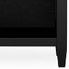 Sapphtopaz Modern Rustic Nightstand with Storage Shelf & 2 Drawers End Table with Bronze Knobs Wood Bedside Table for Bedroom, Living Room - 4 of 4