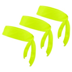 Unique Bargains Polyester Elastic Running Sports Workout Head Ties Sweatbands 3 Pcs - 1 of 3