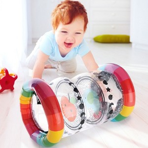 The Peanutshell Tummy Time Roller, Early Sensory and Development Toy for Crawling Babies - 1 of 4