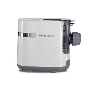 Hamilton Beach Auto Pasta Maker - White: Fresh Pasta Machine, Penne Maker, 1 Speed, 150W, Hand Wash, 24 Cup Capacity - 1 of 3