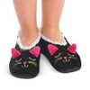 Collections Etc Plush Kitty Slippers - image 3 of 4