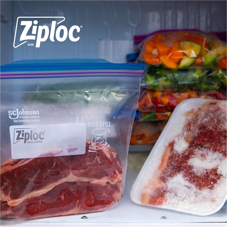 Ziploc Gallon Freezer Bags for Food Preservation and Meal Prep - 66ct ...