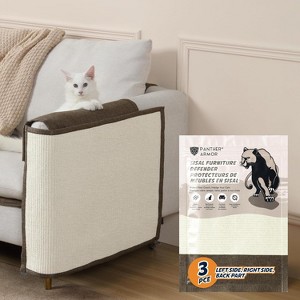 Panther Armor Sisal Cat Couch Protector Guard, Prevents Cat Scratching Furniture, Durable Furniture Protectors - 1 of 4