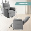 GustoWave Power Recliner Chair with Massage and Heat, Adjustable Single Recliners Sofa, Home Theater Seating ＆Armchair - 2 of 4