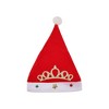 Unique Bargains Christmas Hat Adult Crown Christmas Hat Polyester 11.02"x14.96" 1 Pc - 4 of 4