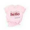 Simply Sage Market Women's Hello Valentine Stacked Short Sleeve Graphic Tee - 3 of 4