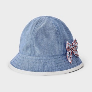 Baby Girls' Summer Celebration Hat - Cat & Jack™ Blue - 1 of 3