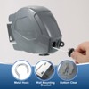Unique Bargains Portable Retractable Wall-Mounted Outdoor Clotheslines - 3 of 4