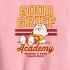 Boys' - Peanuts - Good Grief Academy Graphic Long Sleeve Fleece Sweatshirt - 2 of 4