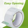 Itopfox Heavy Duty Clear Packaging Tape for Shipping, Moving, and Sealing, Includes 24 Rolls and 4 Dispensers, Strong Adhesive for Secure Packing - 3 of 4