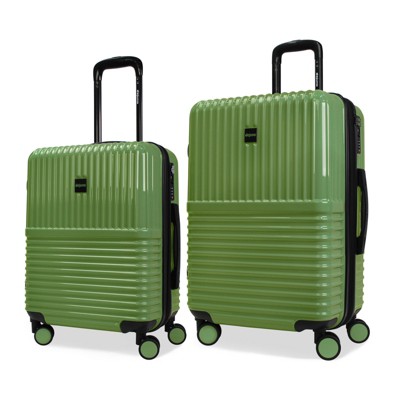 World Traveler Dejuno Tonal 2-Piece High-Quality Polycarbonate Lightweight Hardside Expandable Spinner Luggage Set with TSA Lock (20 & 24)