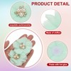 Unique Bargains Rhinestone Pearl Chiffon Flower for DIY Craft Wedding Party 10 Pcs - 3 of 4