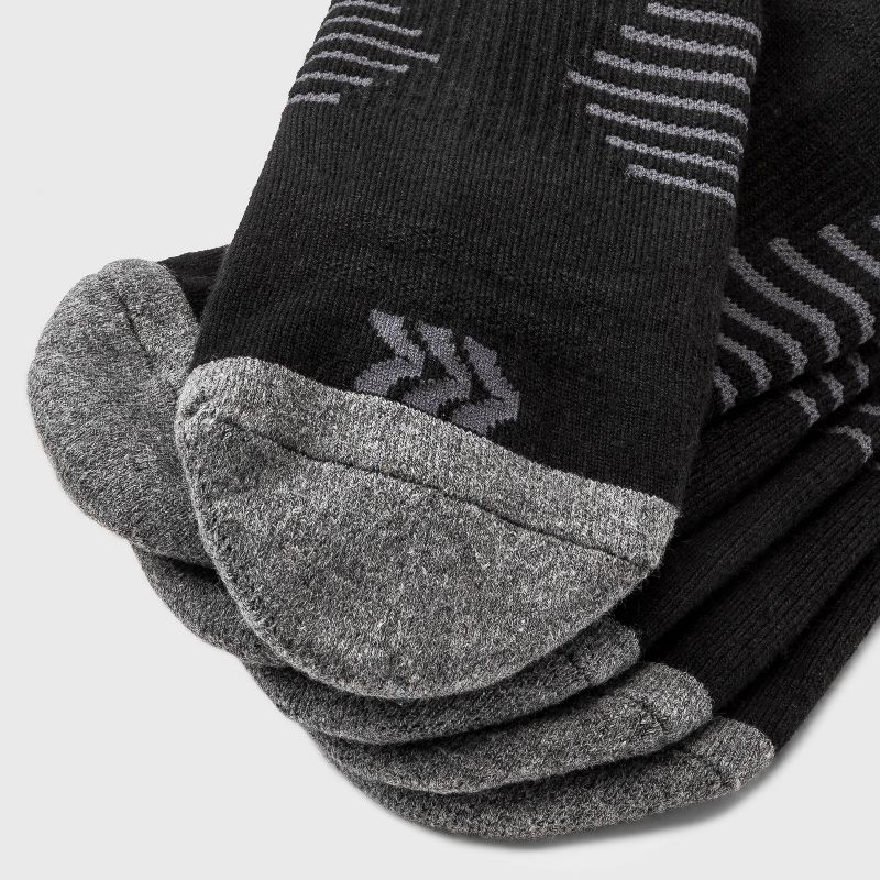 Men's No Show Striped Athletic Socks 12pk - All in Motion™ 6-12, 4 of 7