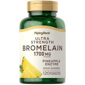 Piping Rock Bromelain Supplement 1700 mg | 120 Capsules - 1 of 1