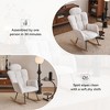 CAVINAS Teddy Rocking Chair with Headrest Pillow & High Back Glider, 250LB Capacity Tufted Accent Chair for Nursery, Living Room - 4 of 4