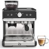 Expresso Coffee Machines With Grinder, Espresso Machine 20 Bar With 2.8 L Water Tank, Semi-Automatic Espresso Maker - 2 of 4