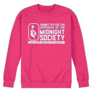 Men's - Are You Afraid of the Dark - Submitted For Approval Midnight Society Graphic Fleece Sweatshirt - 1 of 4
