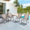 Pellebant Set of 4 Patio Folding Chairs 4-Pack Dining Chairs - 2 of 4