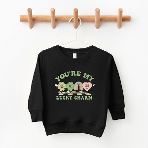 The Juniper Shop You're My Lucky Charm Clovers Toddler Graphic Sweatshirt - 1 of 3