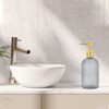 Unique Bargains Reusable Cylinder Frosted Soap Dispenser 1 Pc - 2 of 4
