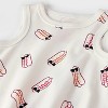 Baby Hotdog Romper - Cat & Jack™ Gray - 3 of 4