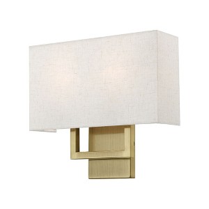 Livex Lighting Pierson 2 - Light Wall Light in  Antique Brass - 1 of 4