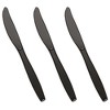 Smarty Had A Party Black Plastic Disposable Knives (1000 Knives) - image 2 of 3