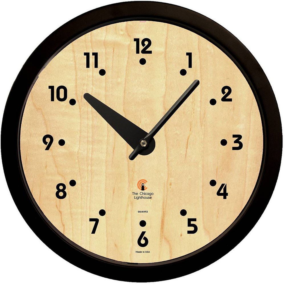 Photos - Wall Clock 14.5" Birchwood Bauhaus Contemporary Body Quartz Movement Decorative Wall