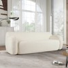 Minimalist Compression Sofa, Curved Design, 3-Seater Casual Sofa for Living Rooms, Bedrooms, and Apartments - 2 of 4