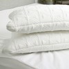 TopComfy Support Pillow Hybrid Fill Cushion for All Sleep Positions and Neck Support, White, 12"*7"*7" - 2 of 4