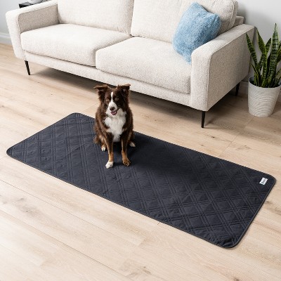 Small Charcoal Waterproof Reversible Pet Couch Cover