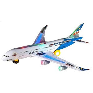 Link Worldwide Ready! Set! Play! Airbus Plane With Flashing Lights And Sounds (Blue) - 1 of 3