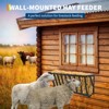 Wall Mount Hay Rack, 27 in Long Livestock Feeder with 16 gal Large Capacity, Heavy Duty Carbon Steel Hay Feeder for Sheep, Goats, Horses,Easy Install - 2 of 4
