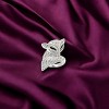 Slickblue Women’s Rhodium Brass Ring with Clear CZ – Timeless Statement Piece for Any Occasion, Size 5-10 - 2 of 4