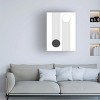 Tom Quartermaine 'Black and White Modern Minimalist Geometric 2' Canvas Art - 3 of 4