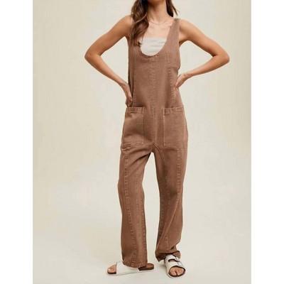 Women's Cotton Denim Overall - WISHLIST
