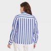 Women's Slim Fit Long Sleeve Satin Button-Down Shirt - A New Day™ - 2 of 3