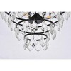 Elegant Lighting Ella 16 inch flush mount in black - 4 of 4